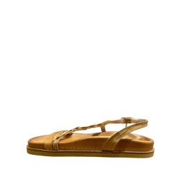 brown leather sandal for women