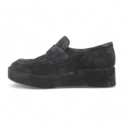 moccasin en nubuck pour femme