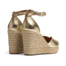 espadrille à talon compensé