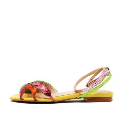 sandals flats bi color