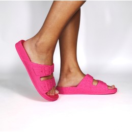 neon - double flanged mules