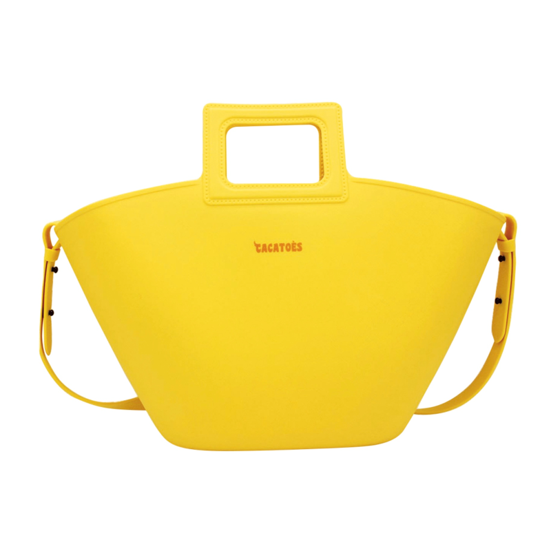 bolso cabas marisco amarillo