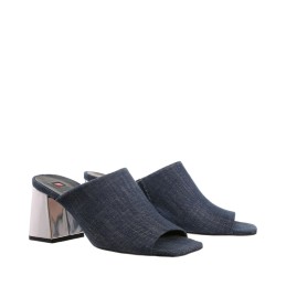 mule heel jeans