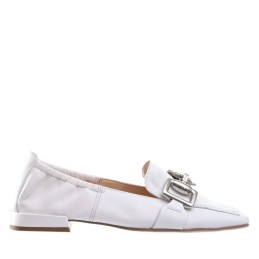 mocassin pour femme blanc