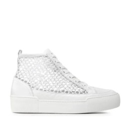 rising basket in perforated leather