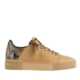 basket en cuir camel