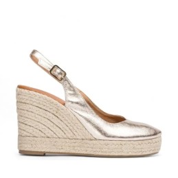 espadrille à talon compensé