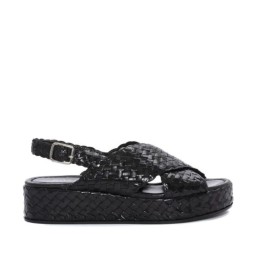 braided leather sandal