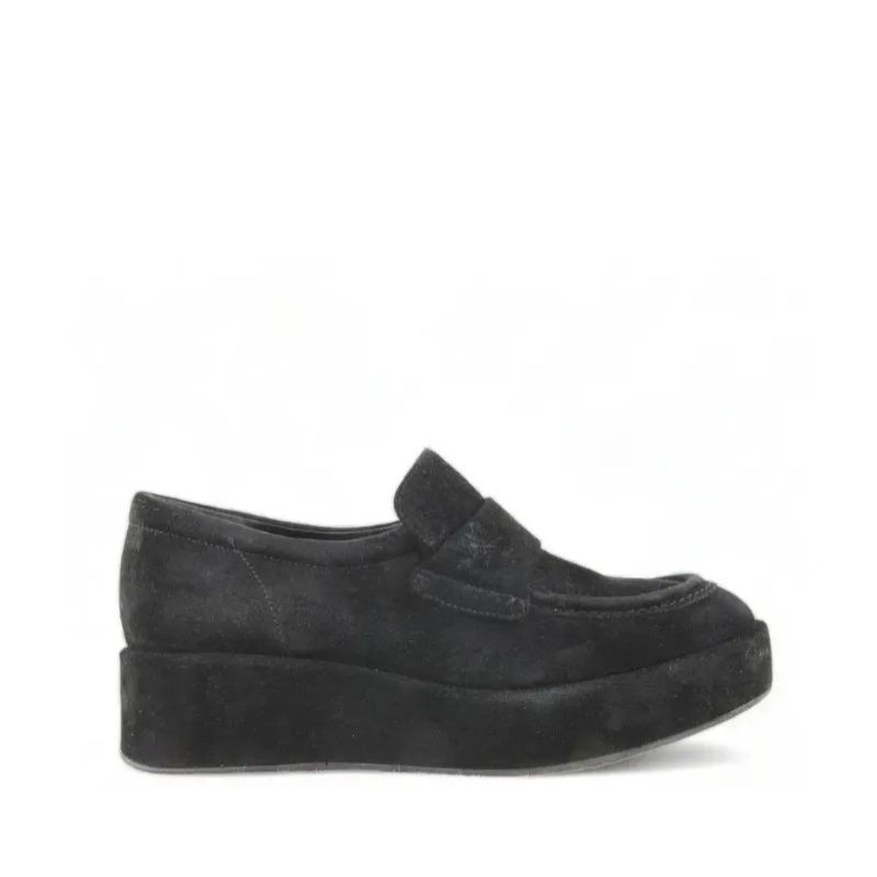 moccasin en nubuck pour femme