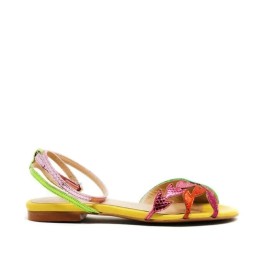 sandals flats bi color