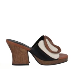 mule femme talon moyen