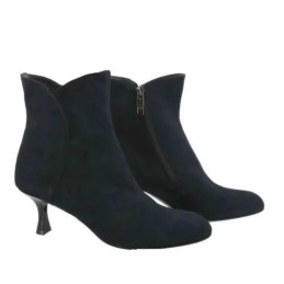 daniel - female bottine velvet heel needle