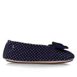 97382 - ballerine grand noeud pois