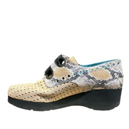 dahila 1791l - perforated derby and lace ribbon