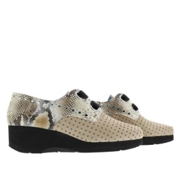 dahila 1791l - perforated derby and lace ribbon