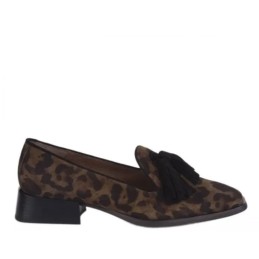 c6801 - leopard mocassin