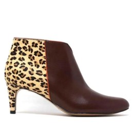 fringe leo - leopard heeled bottine