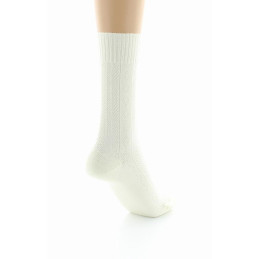 457 - chaussettes femme confort à maille fantaisie