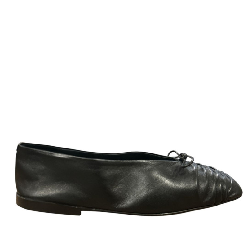 carin - ballerine plissée au bout