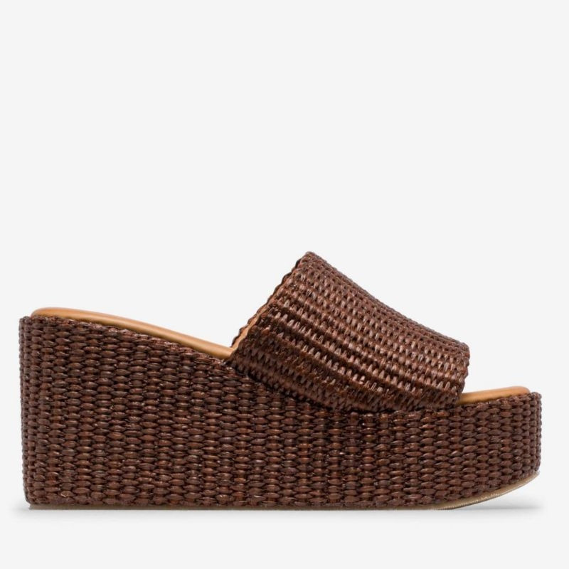 4284 - mule compensée pour femme