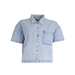 67cb2ch301 - veste jeans manche courte