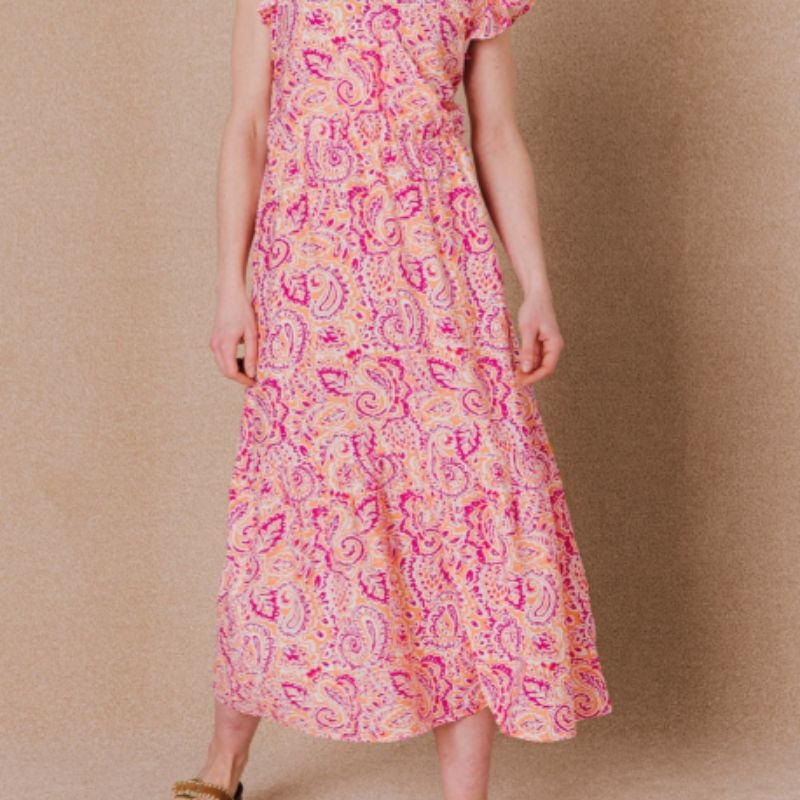 67cb2ro608 - robe mi longue pour femme